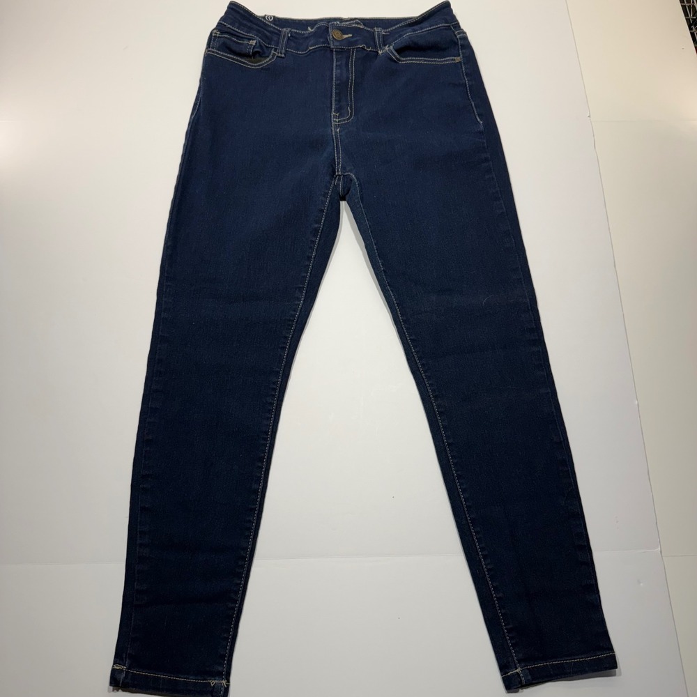 One Republic For All Women Size 10 Dark Wash Skinny Jeans P21396M Blue Denim
